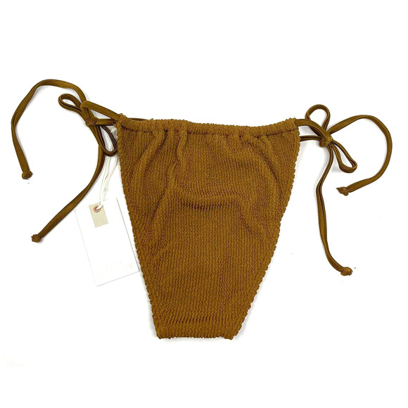 Good American Always Fits Tiny Ties Bottom Bronze Size 1/2 Small Medium - Picture 9 of 12